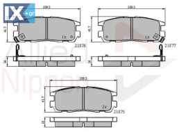 ΣΕΤ ΔΙΣΚΟΦΡΕΝΑ ΟΠΙΣΘ. OPEL-ISUZU  ADB3461 1605851 9192180 97039269 9739269 1605019 1605851 97039269 9739269