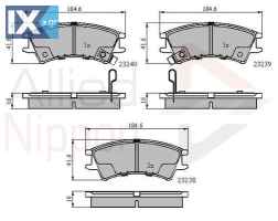 ΣΕΤ ΔΙΣΚΟΦΡΕΝΑ ΕΜΠΡ. HYUNDAI  ADB3488 5810102A00
