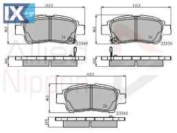 ΣΕΤ ΔΙΣΚΟΦΡΕΝΑ ΕΜΠΡ. TOYOTA  ADB3582 0446552030 0446552031 0446552040 0446552041 0446552050 0446552052 0446552070 0446552090 0446552130 0446552140 0446559010 0446559020 04465YZZCJ