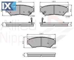 ΣΕΤ ΔΙΣΚΟΦΡΕΝΑ ΕΜΠΡ. SUZUKI  ADB3587 5520084A00 5520056830 5520056831 5520056831000 5520056840 5520056870 5520056870DOM 5520056871 5520084A00 5520084A00000
