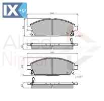 ΣΕΤ ΔΙΣΚΟΦΡΕΝΑ ΕΜΠΡ. NISSAN  ADB3591 410601W385 410601W386 410601W387 410605W585 410608H785 41060H386 41060VH385 D10608H71A D10608H785 D1060CN91B