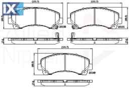 ΣΕΤ ΔΙΣΚΟΦΡΕΝΑ ΕΜΠΡ. ISUZU  ADB36006 8979474660 8979475710 8980791040 94770229