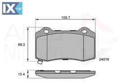 ΣΕΤ ΔΙΣΚΟΦΡΕΝΑ ΟΠΙΣΘ. CHRYSLER-DODGE  ADB36065 68003610AA 68003610AB 68034993AA 68003610AA 68003610AB 68034993AA