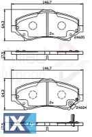 ΣΕΤ ΔΙΣΚΟΦΡΕΝΑ ΕΜΠΡ. CHRYSLER-DODGE  ADB36066 71771813 K68029263AA K68053152AB K68068762AA K68093323AA K68093323AB 68003701AA 68003701AB 68029263AA 68044866AA 68044866AB 68044866AC V1013701AA 00K68044
