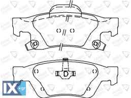 ΣΕΤ ΔΙΣΚΟΦΡΕΝΑ ΟΠΙΣΘ. DODGE-JEEP  ADB36076 68052386 68052386AA 68052386AB 68052386AA