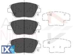 ΣΕΤ ΔΙΣΚΟΦΡΕΝΑ ΕΜΠΡ. HYUNDAI-KIA  ADB36080 581012TA50