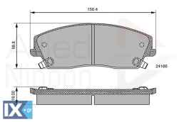 ΣΕΤ ΔΙΣΚΟΦΡΕΝΑ ΕΜΠΡ. CHRYSLER-DODGE  ADB36085 05142555AA 5142555AA 05142555AA 5142555AA