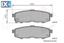 ΣΕΤ ΔΙΣΚΟΦΡΕΝΑ ΕΜΠΡ. MAZDA  ADB36088 LEY4263Z