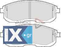 ΣΕΤ ΔΙΣΚΟΦΡΕΝΑ ΕΜΠΡ. NISSAN  ADB3751 4106040U90 4106040U92 410604L090 410605Y790 41060AM890 41060AM891 41060AM892 D10601FC0A 10602Y090 410600V090 410602Y090 410602Y091 410602Y990 4106040U90 4106040U92