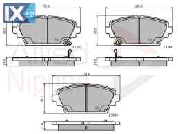 ΣΕΤ ΔΙΣΚΟΦΡΕΝΑ ΕΜΠΡ. HONDA  ADB3802 SFP000370 410604U127 410604U127 45022S1AE02 45022S1AE51