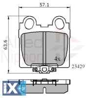 ΣΕΤ ΔΙΣΚΟΦΡΕΝΑ ΟΠΙΣΘ. LEXUS-TOYOTA  ADB3836 0446630151 0446630160 0446630170 0446651010 0446651011 0446651020 0446630120 0446630121 0446630122 0446630161 0446630190