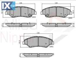 ΣΕΤ ΔΙΣΚΟΦΡΕΝΑ ΕΜΠΡ. KIA  ADB3843 0K0453323Z