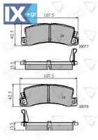 ΣΕΤ ΔΙΣΚΟΦΡΕΝΑ ΟΠΙΣΘ. TOYOTA  ADB3864 0446532010 0446612010 0446612020 0446612031 0446612040 0446612070 0446612120 0446622030 0446622090 0449212040 0449212041 0449212042 0449212050 0449212051 04492120