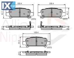 ΣΕΤ ΔΙΣΚΟΦΡΕΝΑ ΟΠΙΣΘ. SUBARU  ADB3882 26696AG020 26696FA010 26696FC000 26696FC001 26696FC002 26696FC020 32006220