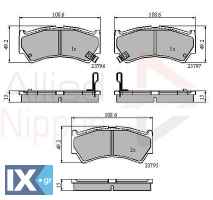 ΣΕΤ ΔΙΣΚΟΦΡΕΝΑ ΕΜΠΡ. SUZUKI  ADB3883 5581064G00 5581064G00DOM 5581064G01 5581064G10 5581064G11
