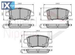 ΣΕΤ ΔΙΣΚΟΦΡΕΝΑ ΕΜΠΡ. TOYOTA  ADB3901 044650W050 0446512581 0446512592 0446513020 0446513050 0446517100 0446517101 0446517140 0446520480 0446547030 0446552010 0446552011 0446552021 0446552022 044655206