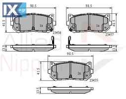 ΣΕΤ ΔΙΣΚΟΦΡΕΝΑ ΟΠΙΣΘ. KIA  ADB3906 0K2FC2628Z 0K2FC2628Z 0K9A02628Z