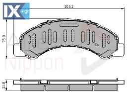 ΣΕΤ ΔΙΣΚΟΦΡΕΝΑ ΕΜΠΡ. ISUZU  ADB3918 0446537070 0446537090 0446537110 0446637030