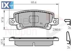 ΣΕΤ ΔΙΣΚΟΦΡΕΝΑ ΟΠΙΣΘ. TOYOTA  ADB3942 0446602020 0446602070 0446602110 0446602160 04466YZZD9 446602020 446602070 446602160