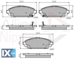 ΣΕΤ ΔΙΣΚΟΦΡΕΝΑ ΕΜΠΡ. HONDA  ADB3943 45022S1AE62 45022S1AE63 45022S6F305 45022S6FE01 45022S6FE50