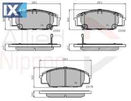 ΣΕΤ ΔΙΣΚΟΦΡΕΝΑ ΕΜΠΡ. HONDA  ADB3947 06450S5TE00 06450S5TE51 45022S2AE01 45022S2AE10 45022S2AE50 45022S2AE51 45022S5TE00 45022S5TE51 45022SMTE00 45022SMTE50