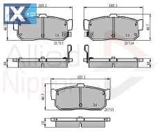 ΣΕΤ ΔΙΣΚΟΦΡΕΝΑ ΟΠΙΣΘ. NISSAN  ADB3955 440600N690 4406031U90 440604U090 4406054C91 4406061J91 4406063C90 440606E390 440606E391 4406073C90 4406073C91 4406075C90 4406078N91 440607E690 4406087N90 4406553F