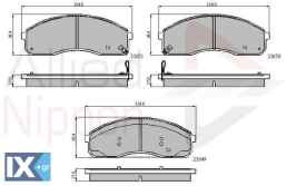 ΣΕΤ ΔΙΣΚΟΦΡΕΝΑ ΕΜΠΡ. KIA  ADB3968 0K56A3323Z 0K56B3323ZA 0K58A3323Z 0K72G3328Z 0K75A3328Z 0K75B3328Z
