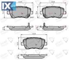 ΣΕΤ ΔΙΣΚΟΦΡΕΝΑ ΕΜΠΡ. SUZUKI-NISSAN  ADB3984 4308239 93192962 D10601HA0A D10601HA0B D10FM1HA0A D1M601HA0B 5581062J00 5581062J20