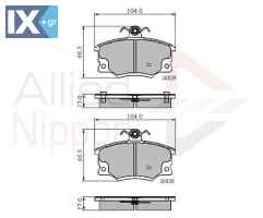 ΣΕΤ ΔΙΣΚΟΦΡΕΝΑ ΕΜΠΡ. ALFAROMEO-FIAT  ADB4137 0000005983950 5888147 5889089 5892601 5892730 5892733 5892738 5983918 5983919 5983950 60777600 71748385 71770948 77362268 792489 793330 793460 795121 99474