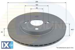 ΕΠΙΧΡΙΣΜΕΝΗ ΔΙΣΚΟΠΛΑΚΑ ΕΜΠΡΟΣΘ.TOYOTA  ADC01107V 4351202060 4351202070 4351212620 4351213030 4351247020