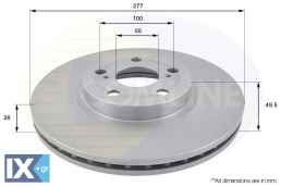 ΕΠΙΧΡΙΣΜΕΝΗ ΔΙΣΚΟΠΛΑΚΑ ΕΜΠΡΟΣΘ.TOYOTA  ADC01109V 4351205040