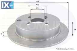ΕΠΙΧΡΙΣΜΕΝΗ ΔΙΣΚΟΠΛΑΚΑ ΟΠΙΣΘ. TOYOTA  ADC01115 4243102070 4243102071