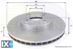 ΕΠΙΧΡΙΣΜΕΝΗ ΔΙΣΚΟΠΛΑΚΑ ΕΜΠΡΟΣΘ.TOYOTA  ADC01117V 4351213030