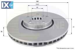 ΔΙΣΚΟΠΛΑΚΑ ΕΜΠΡΟΣΘ. -R-LEXUS  ADC01124V 4351222260
