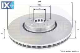 ΔΙΣΚΟΠΛΑΚΑ ΕΜΠΡΟΣΘ. -L-LEXUS  ADC01125V 4351622010