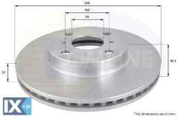 ΕΠΙΧΡΙΣΜΕΝΗ ΔΙΣΚΟΠΛΑΚΑ ΕΜΠΡΟΣΘ.TOYOTA  ADC01126V 4351252120