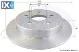 ΔΙΣΚΟΠΛΑΚΑ ΟΠΙΣΘ. TOYOTA  ADC01135 424310F010