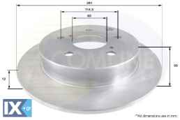 ΕΠΙΧΡΙΣΜΕΝΗ ΔΙΣΚΟΠΛΑΚΑ ΟΠΙΣΘ. TOYOTA  ADC01137 4243142060