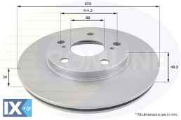 ΕΠΙΧΡΙΣΜΕΝΗ ΔΙΣΚΟΠΛΑΚΑ ΕΜΠΡΟΣΘ.TOYOTA  ADC01139V 4351202180 4351202200 4351212690 43512YZZAC