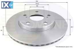 ΔΙΣΚΟΠΛΑΚΑ ΕΜΠΡΟΣΘ.TOYOTA  ADC01140V 4351212670