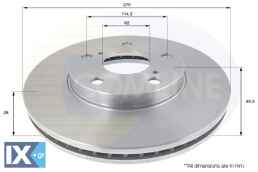 ΔΙΣΚΟΠΛΑΚΑ ΕΜΠΡΟΣΘ.TOYOTA  ADC01143V 4351244020 4351244021