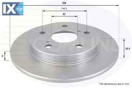ΕΠΙΧΡΙΣΜΕΝΗ ΔΙΣΚΟΠΛΑΚΑ ΟΠΙΣΘ.  TOYOTA  ADC01145 4243112260