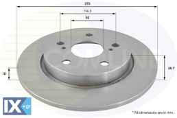 ΕΠΙΧΡΙΣΜΕΝΗ ΔΙΣΚΟΠΛΑΚΑ ΟΠΙΣΘ. TOYOTA  ADC01146 4243102170 4243102180 4243112280