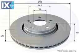 ΕΠΙΧΡΙΣΜΕΝΗ ΔΙΣΚΟΠΛΑΚΑ ΕΜΠΡΟΣΘ.TOYOTA  ADC01150V 4351202190 4351202210 435120F030 4351212680 43512YZZAD