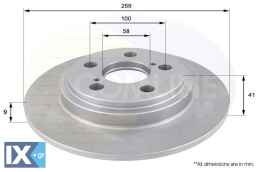 ΔΙΣΚΟΠΛΑΚΑ ΟΠΙΣΘ. TOYOTA  ADC01156 4243152150