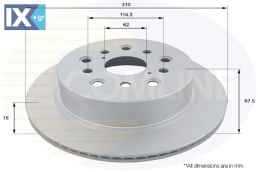 ΕΠΙΧΡΙΣΜΕΝΗ ΔΙΣΚΟΠΛΑΚΑ ΟΠΙΣΘ.  LEXUS  ADC01160V 4243150060 4243150080 4243150060
