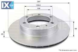 ΕΠΙΧΡΙΣΜΕΝΗ ΔΙΣΚΟΠΛΑΚΑ ΕΜΠΡΟΣΘ.TOYOTA  ADC01169V 435120K060 435120K070