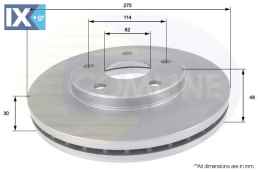ΔΙΣΚΟΠΛΑΚΑ ΕΜΠΡΟΣΘ.TOYOTA  ADC0150V 4351217090