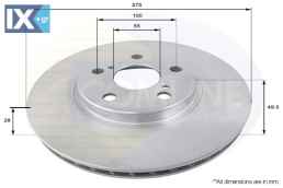 ΔΙΣΚΟΠΛΑΚΑ ΕΜΠΡΟΣΘ.TOYOTA  ADC0154V 4351220590 4351220600 4351220601 4351220630 4351220640