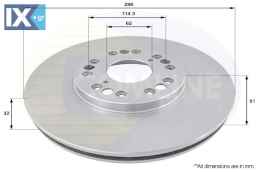 ΕΠΙΧΡΙΣΜΕΝΗ ΔΙΣΚΟΠΛΑΚΑ ΕΜΠΡΟΣΘ.LEXUS  ADC0162V 4351224051 4351224071 4351230241 4351250100 4351250110 4351250120 4351224051 4351224071 4351230241 4351250100 4351250110 4351250120
